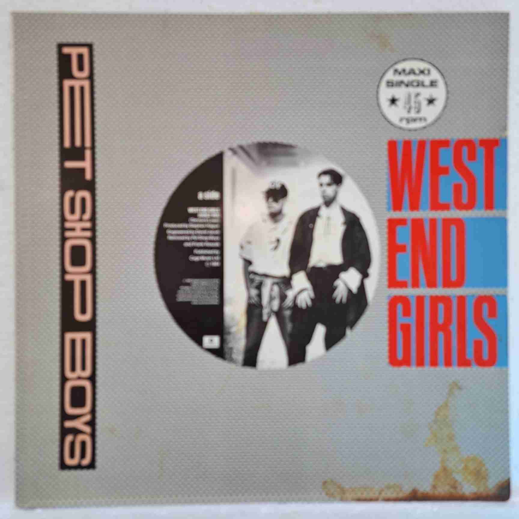 Pet Shop Boys – West End Girls - Disc VINIL MAXI VG VG+