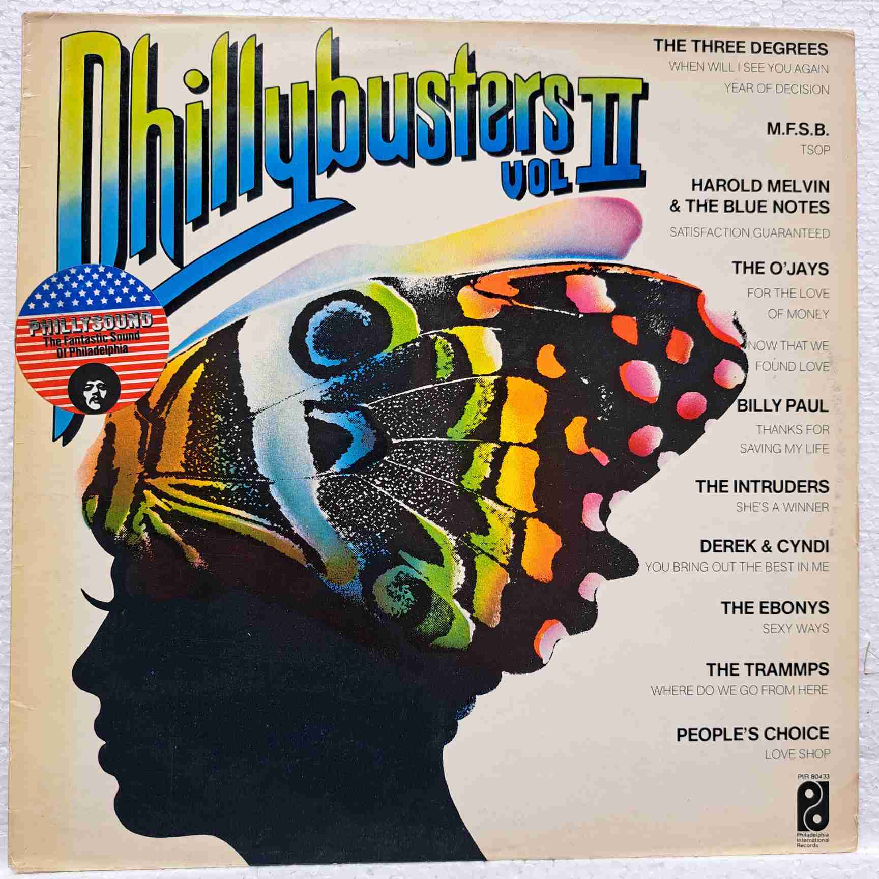 Phillybusters Vol II - The Three Degrees, The O'Jays, M.F.S.B., The Trammps - Disc VINIL LP VG+