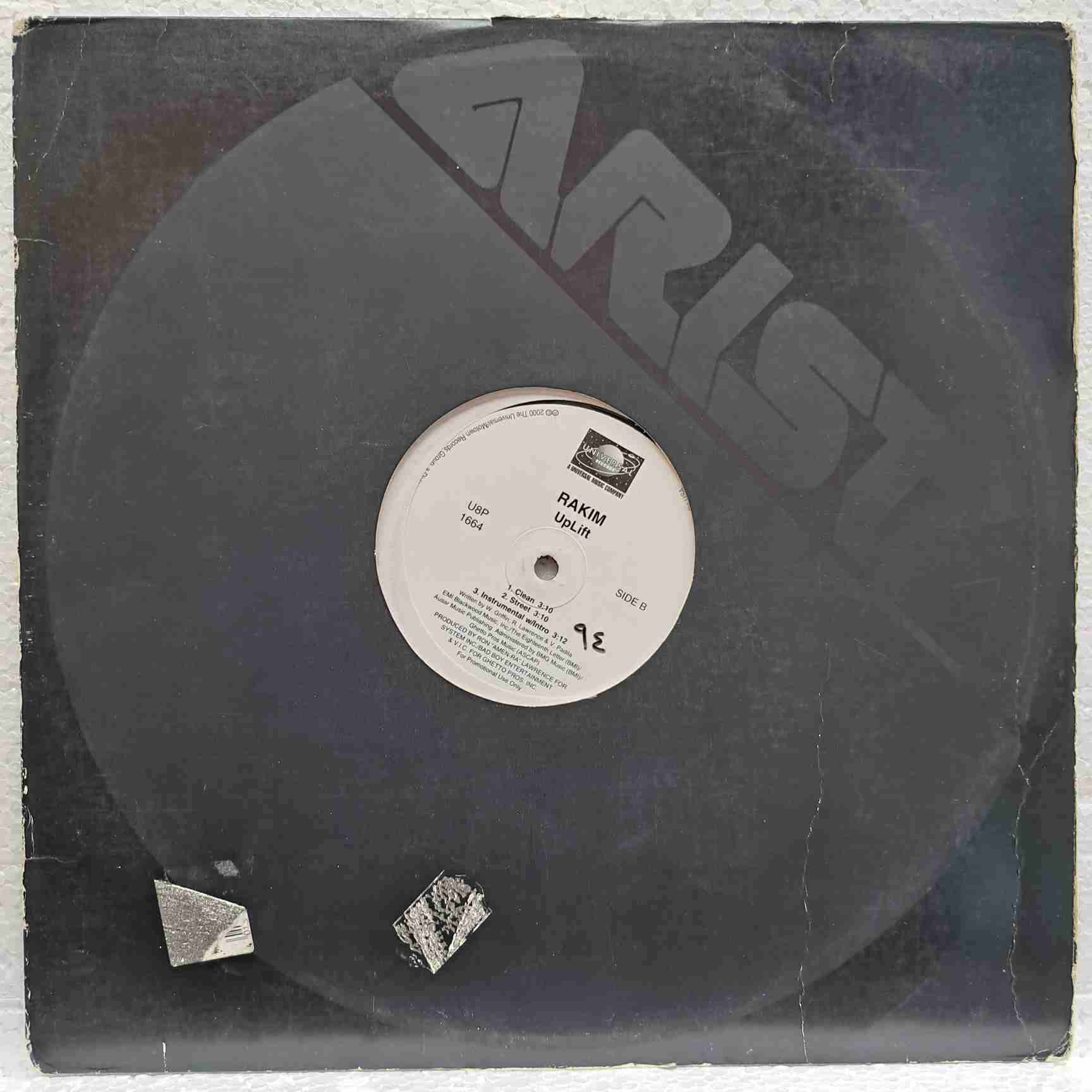 Rakim - Uplift - Disc Vinil MAXI VG