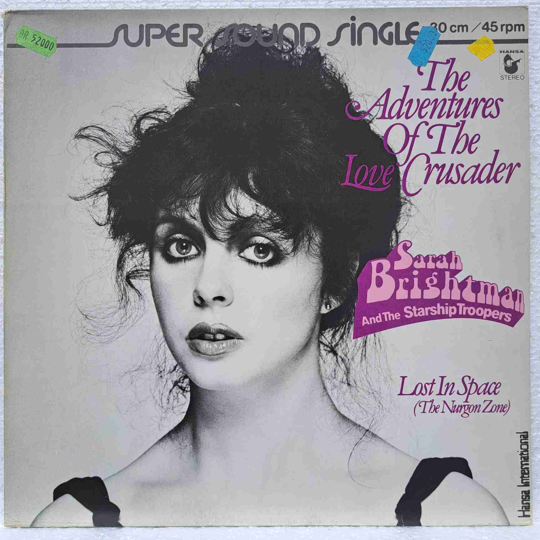 Sarah Brightman and The Starship Troopers – The Adventures Of The Love Crusader – Disc Vinil MAXI 45 RPM VG