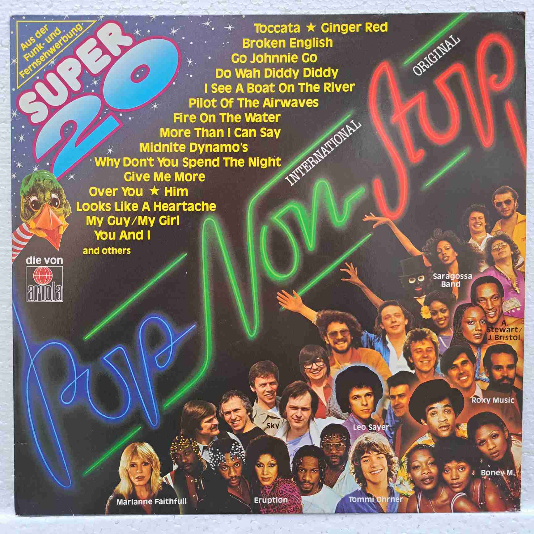 Super 20 - Pop Non Stop - Roxy Music, Boney M., Leo Sayer, Marianne Faithfull - Disc VINIL LP VG+