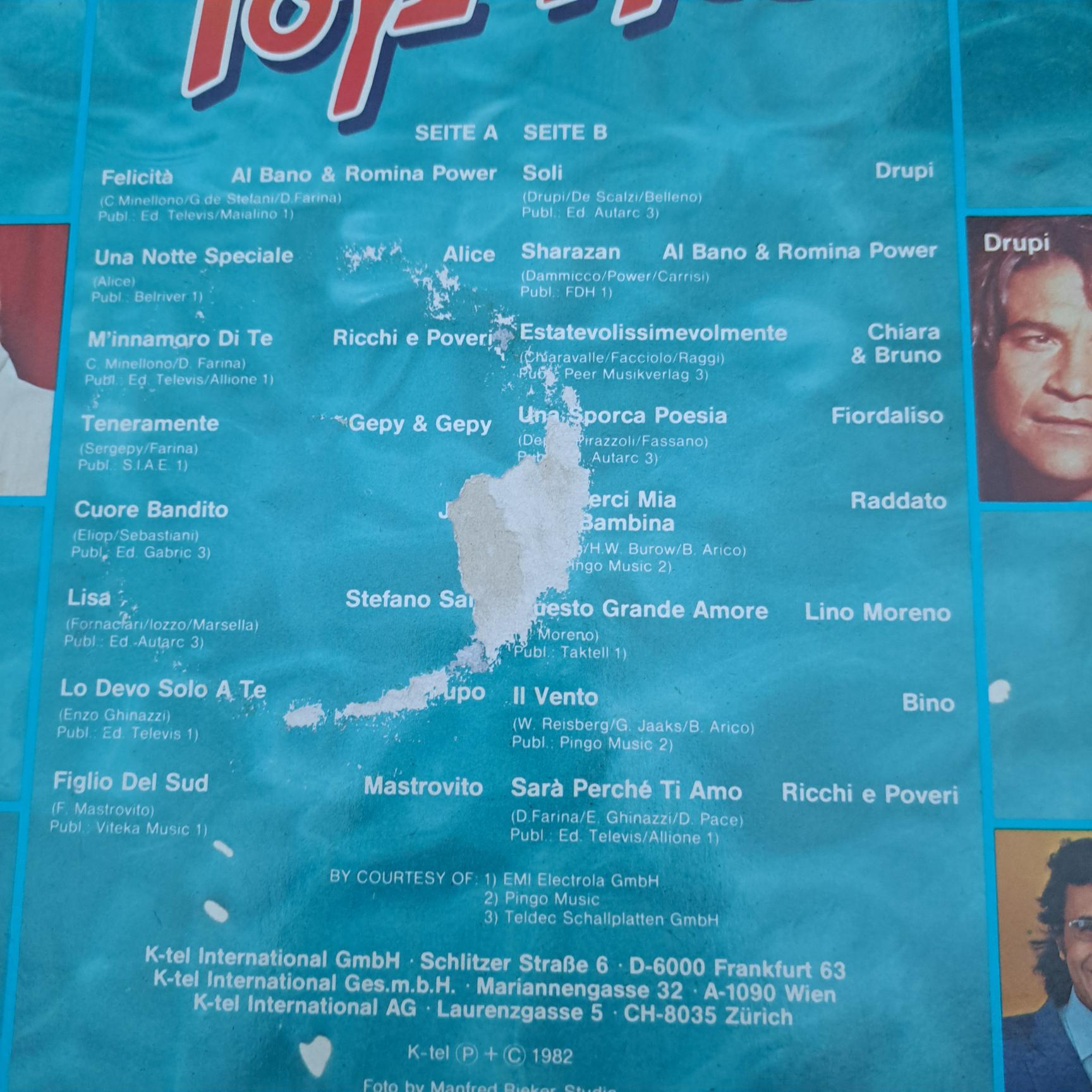 4 Compilatii 2x Italiana - Hitbreaker - Ronny’s Pop Show Disc VINIL LP VG VG+ vg- (box5:6) - imagine 4