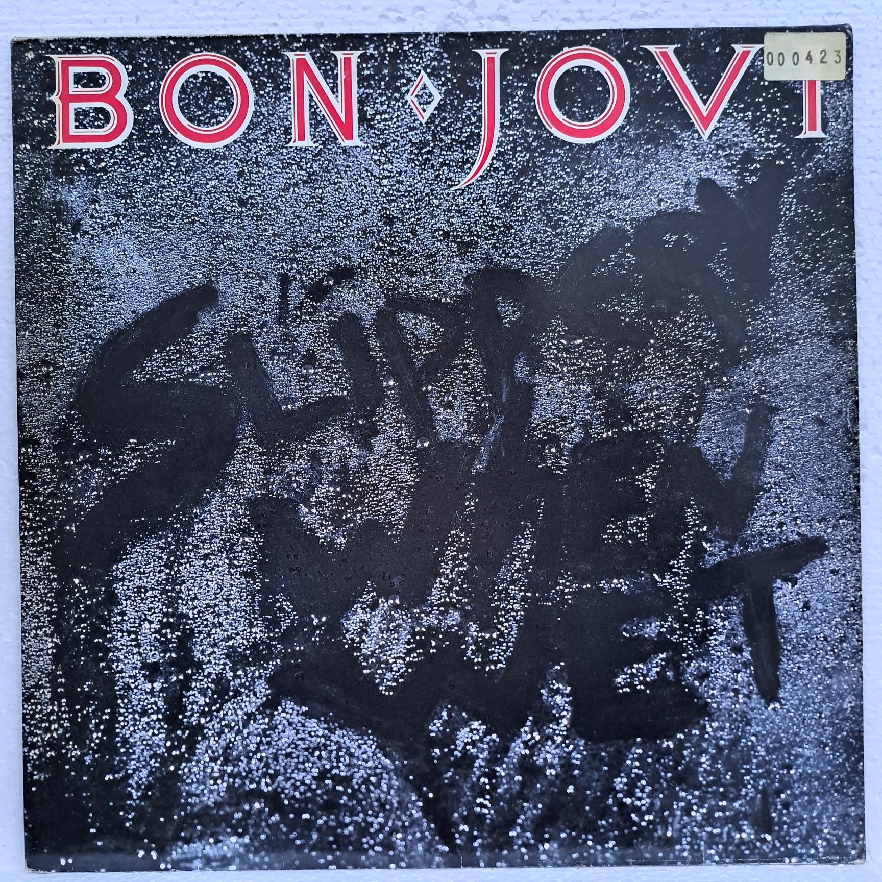 Bon Jovi – Slippery When Wet Disc VINIL LP VG VG-