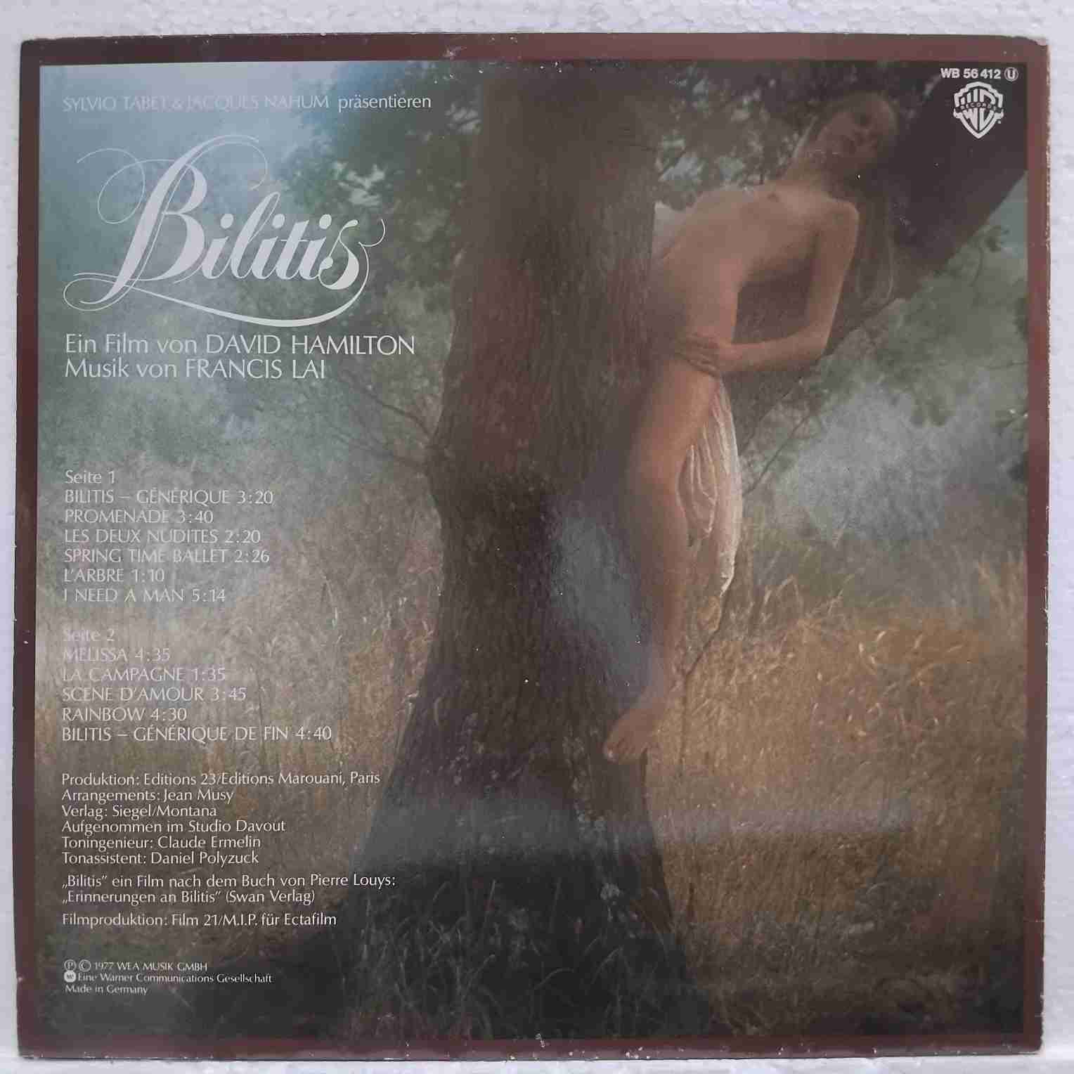 Francis Lai – Bilitis - Disc Vinil LP VG VG- (lotR) - imagine 3