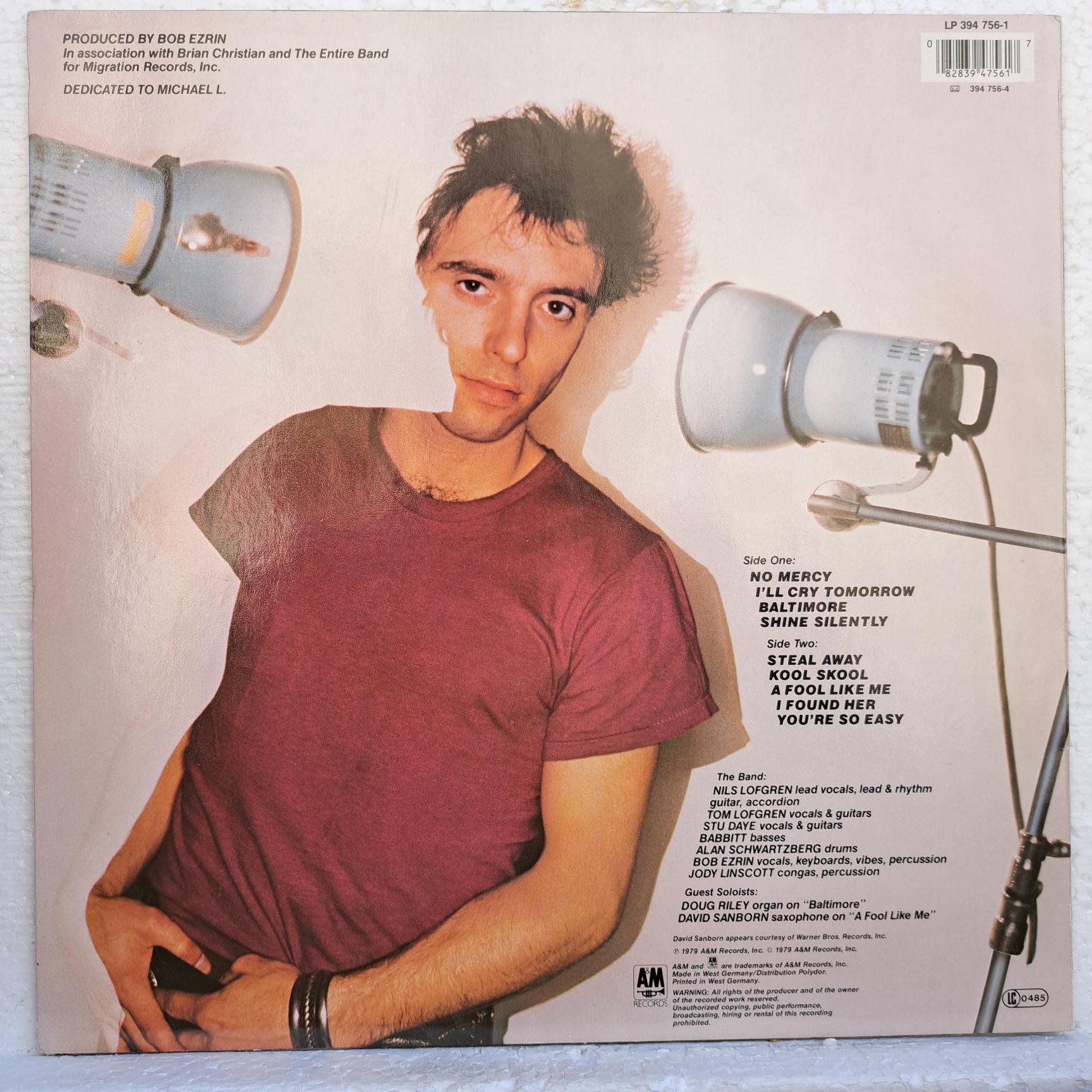 Nils Lofgren – Nils Disc VINIL LP VG- (R) - imagine 3
