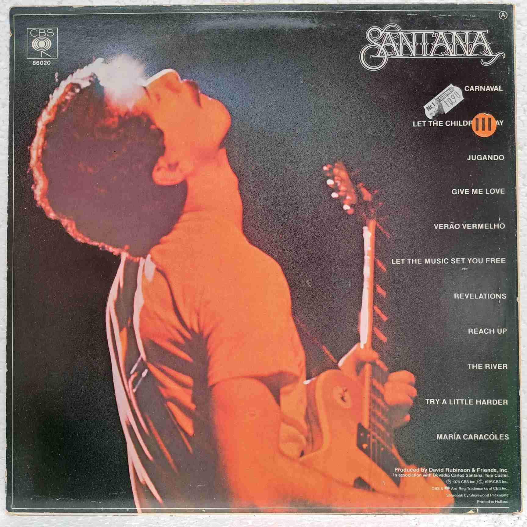 Santana – Festivál – Disc Vinil LP VG VG- (lotR) - imagine 3