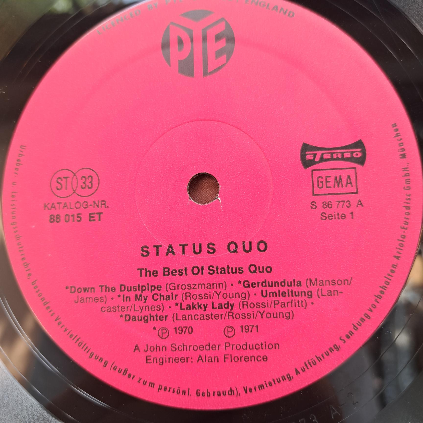 Status Quo – The Best Of Status Quo Disc VINIL LP VG VG- (R) - imagine 3
