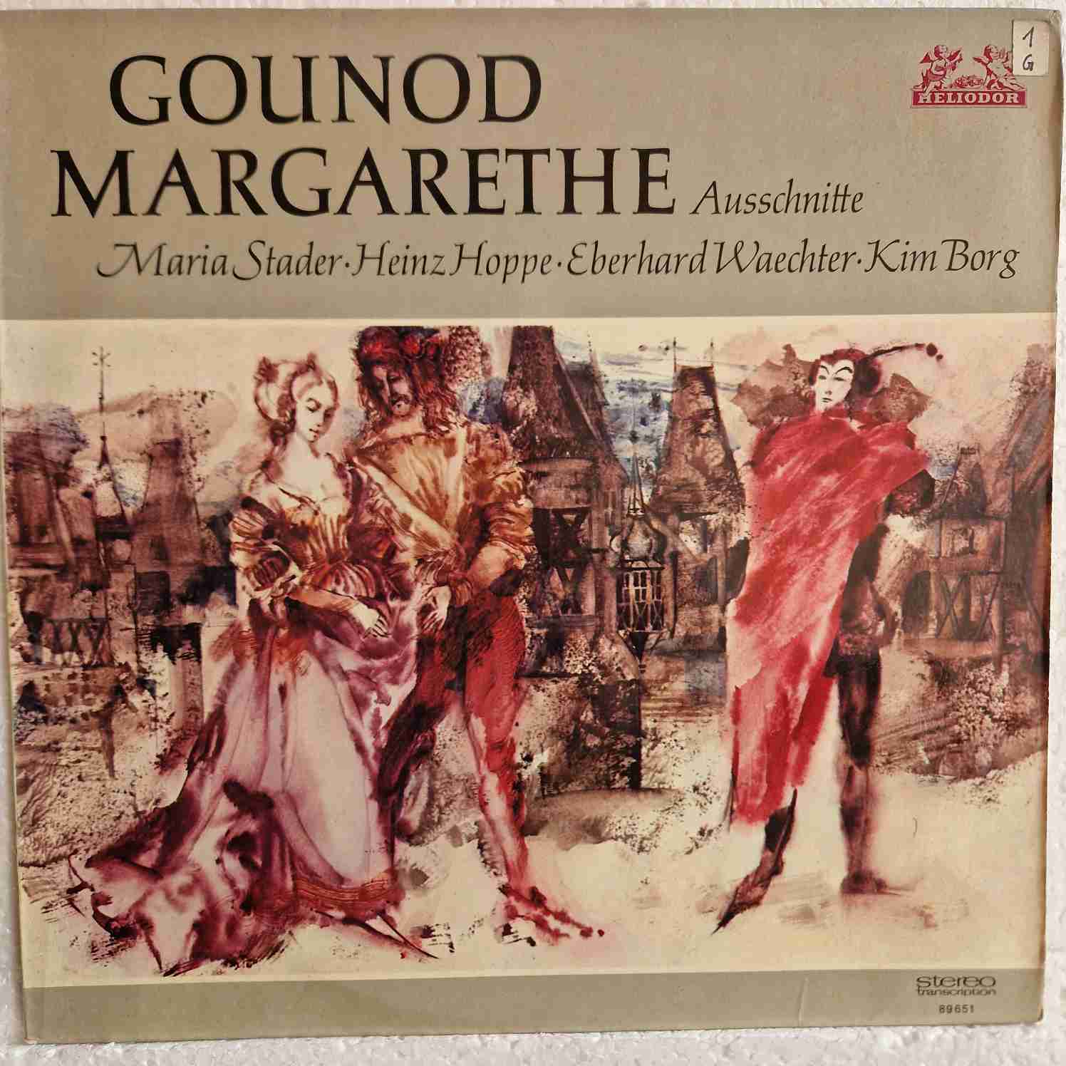Gounod*, Maria Stader, Heinz Hoppe, Eberhard Waechter*, Kim Borg – Margarethe • Ausschnitte Disc vinil LP