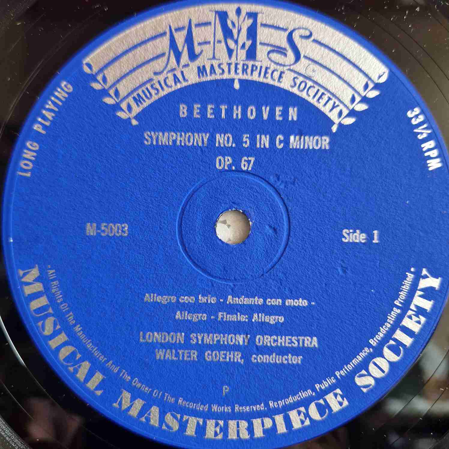 Mozart*, Schubert*, Beethoven* – 3 Symphonien - Mozart: Symphonie Nr. 32 In G-Dur, K. 318, Schubert: Symphonie Nr. 8 “Unvollendete”, Beethoven: Symphonie Nr. 5 Disc vinil LP - imagine 3