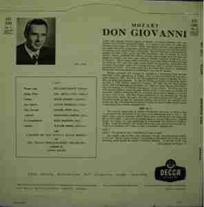 Mozart*, Suzanne Danco, Lisa Della Casa, Hilde Gueden*, Anton Dermota, Cesare Siepi, Fernando Corena, Kurt Boehme*, Walter Berry With The Chorus Of The Vienna State Opera* And The Vienna Philharmonic Orchestra* Conducted By Josef Krips – Don Giovanni Disc vinil LP - imagine 2