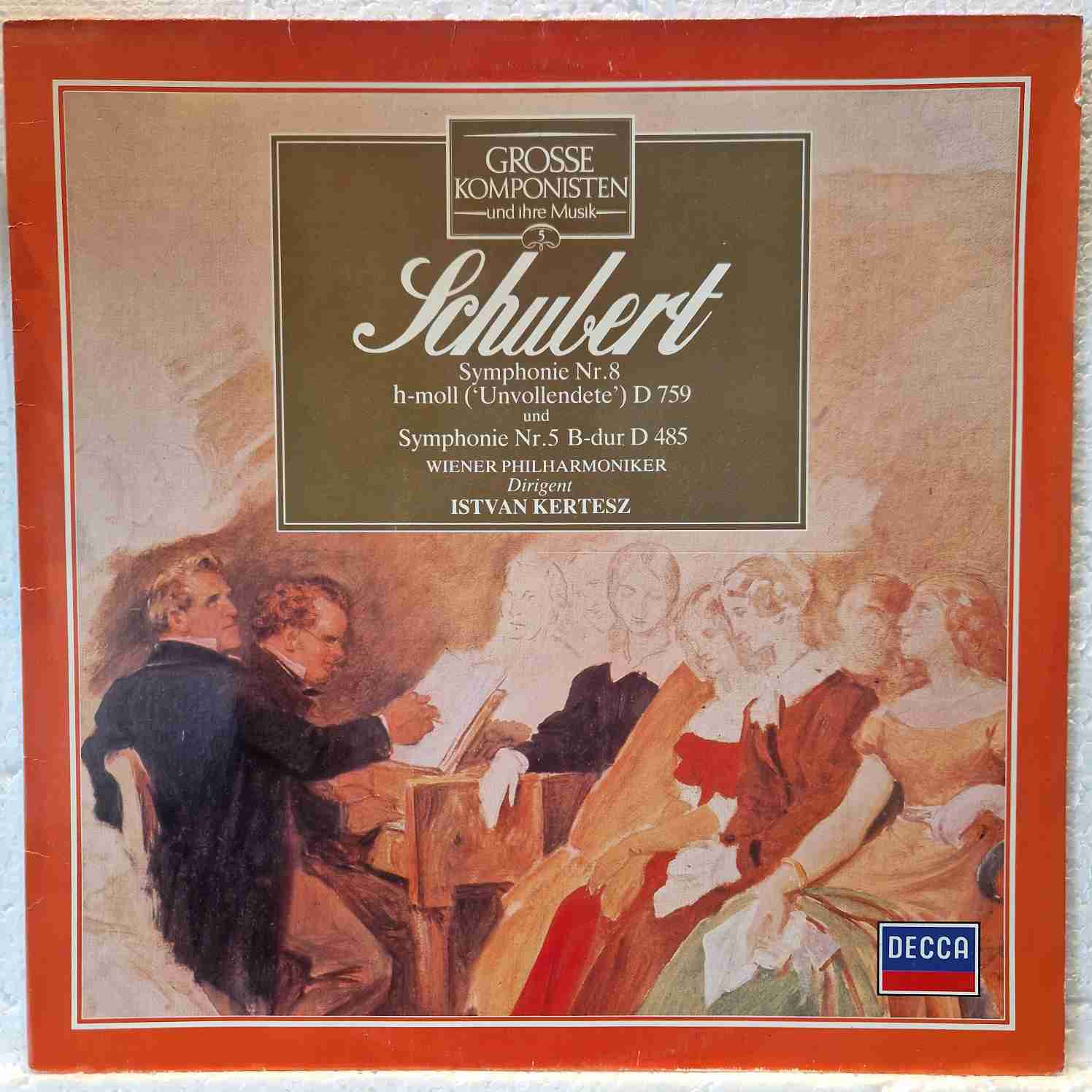 Schubert * , Wiener Philharmoniker , Istvan Kertesz * –Simfonia Nr. 8 H-moll ('Unvollendete') D 759 Und Symphonie Nr. 5 B-dur D485 Disc vinil LP - imagine 2