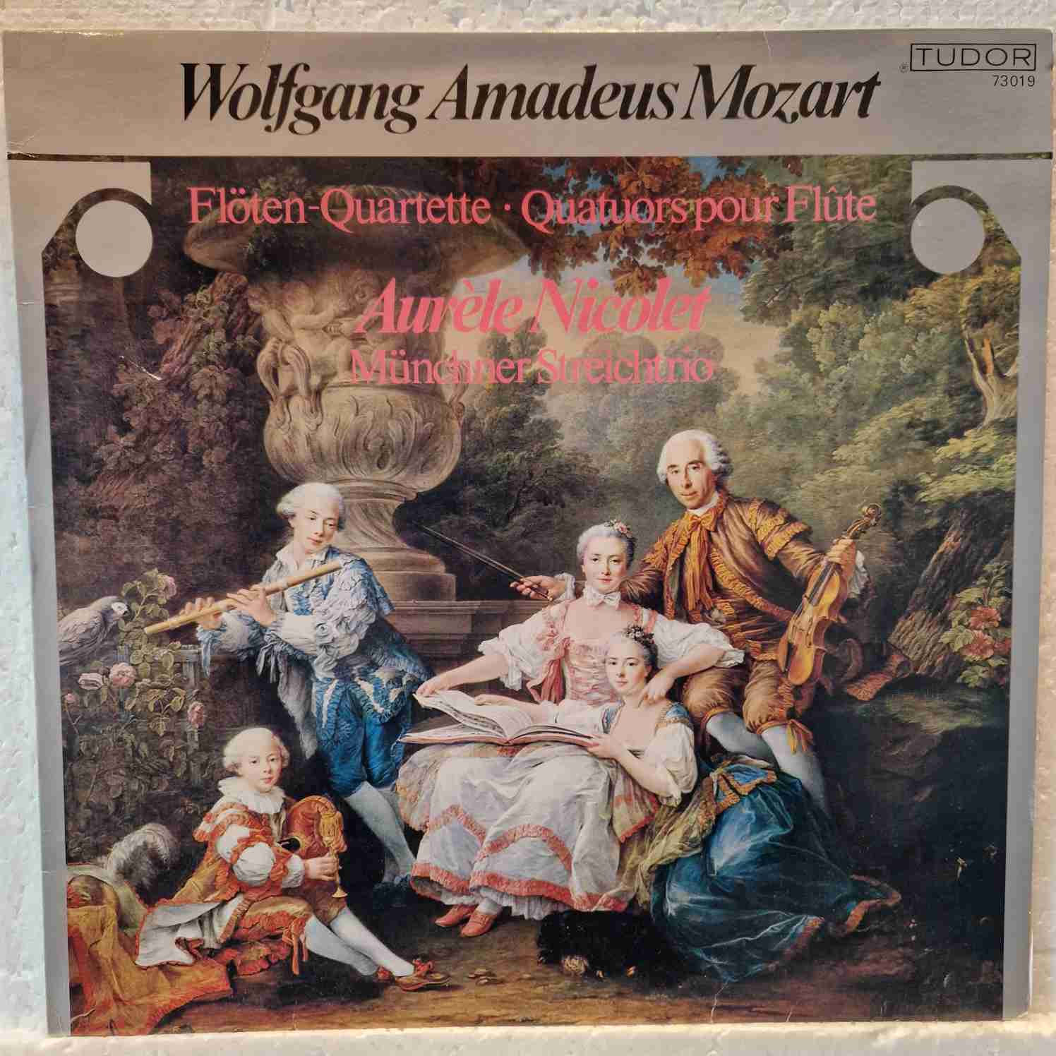 Wolfgang Amadeus Mozart , Aurèle Nicolet , Münchner Streichtrio , Ana Chumachenko , Oscar Lysy , Walter Nothas –Mozart : Flöten Quartette . Quatuors toarnă flûte Disc vinil LP
