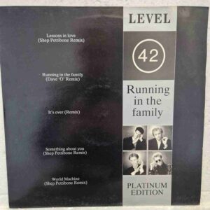 Level 42 – Running In The Family (Platinum Edition) Disc vinil  LP