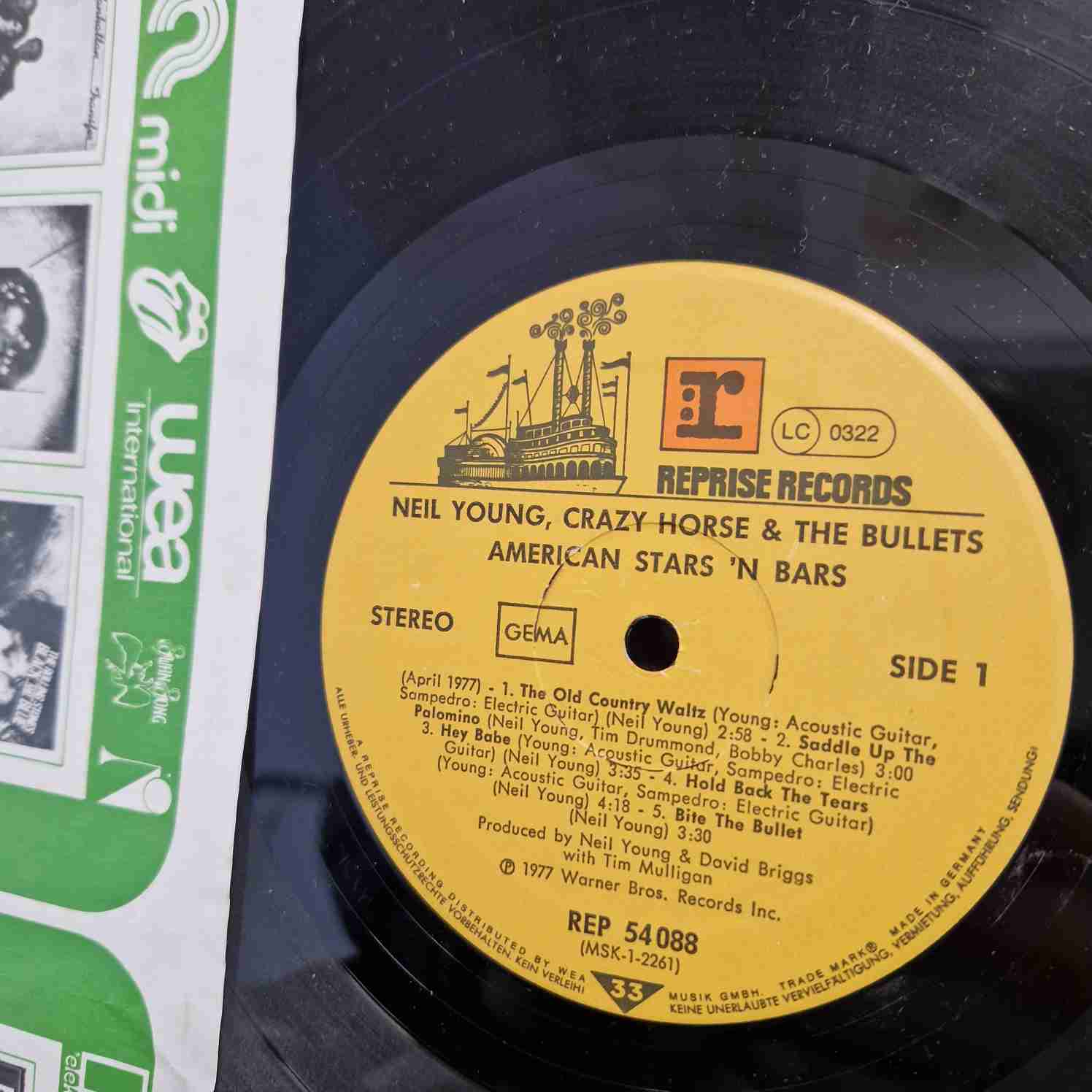 Neil Young – American Stars 'N Bars Disc vinil LP