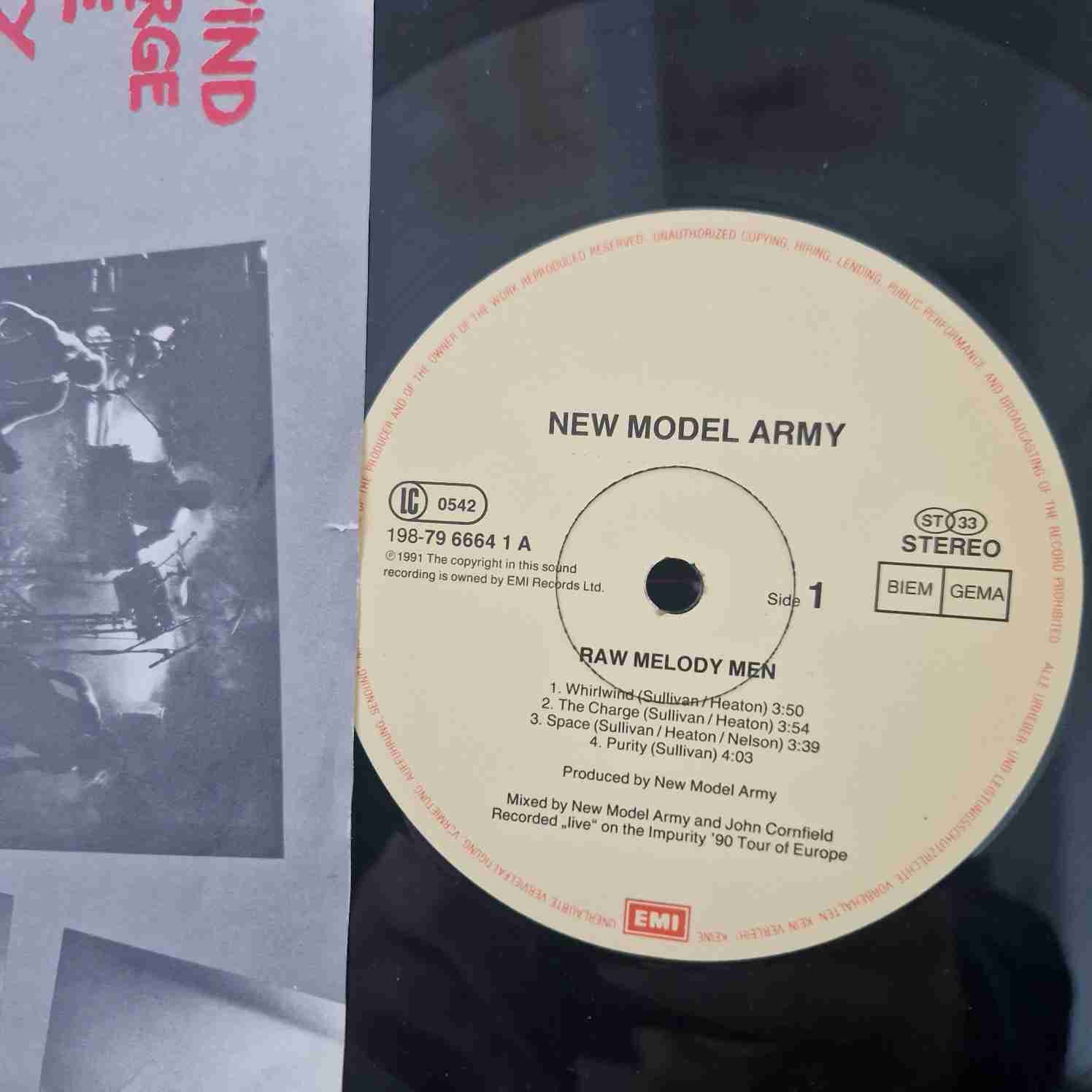 New Model Army – Raw Melody Men Disc vinil LP - imagine 3