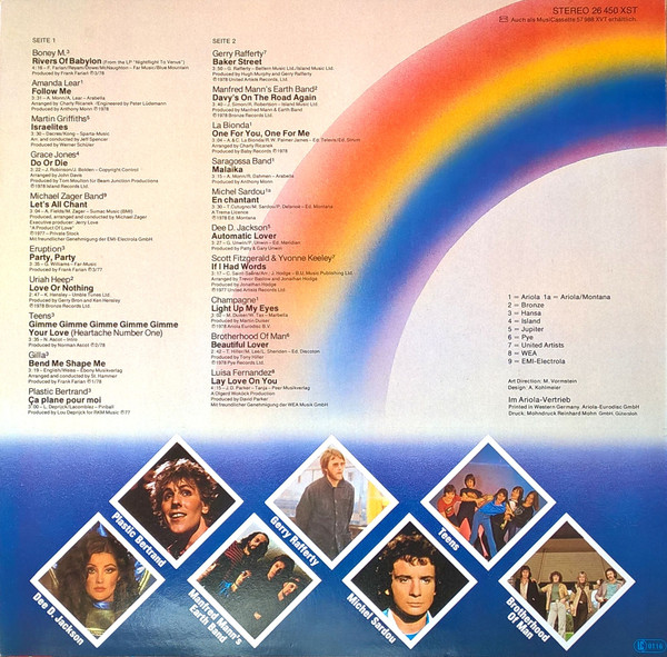 4 compilații-Various – 16 Top Hits November / Dezember '77,Various–16 Top Hits-Aktuellste Schlager Aus Den Hitparaden November/Dezember '78,Various – Super 20 Chart-Breaker '84,Various – Super 20 International Discuri Vinil 4LP VG VG - imagine 2